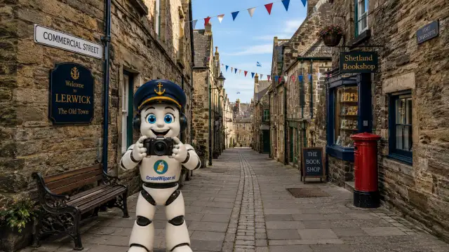 RUTGER, HOE SCOORT LERWICK  ALS CRUISEHAVEN ?
